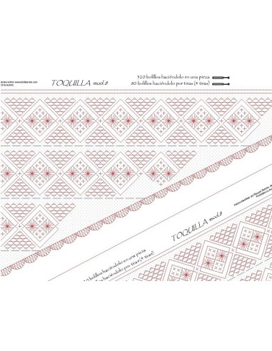 Toquilla para encaje de bolillos